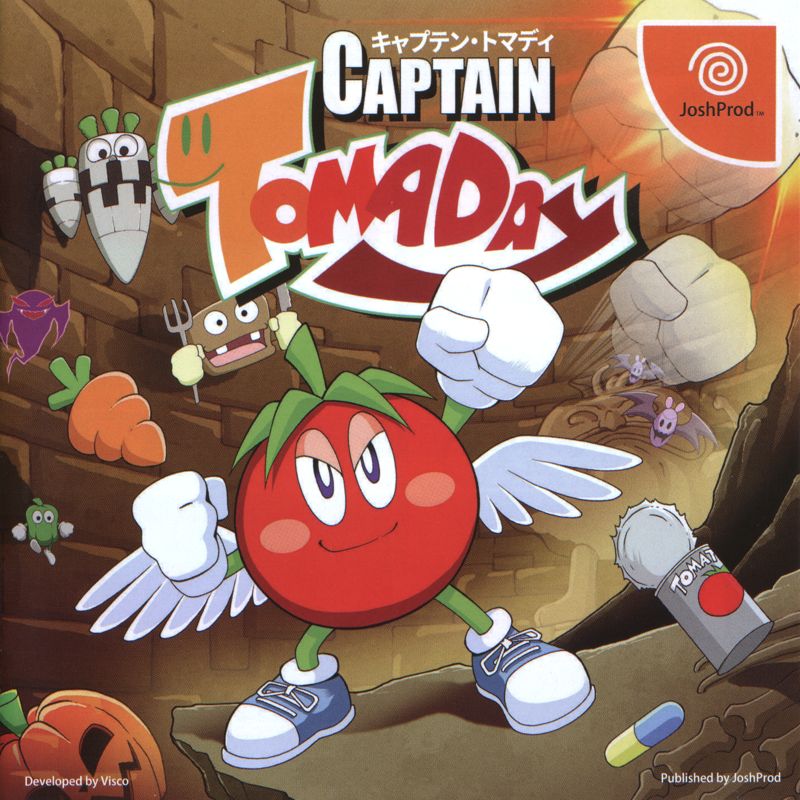 Captain Tomaday box art for Sega Dreamcast